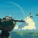 A child jumps across a chasm in Planet of Lana.